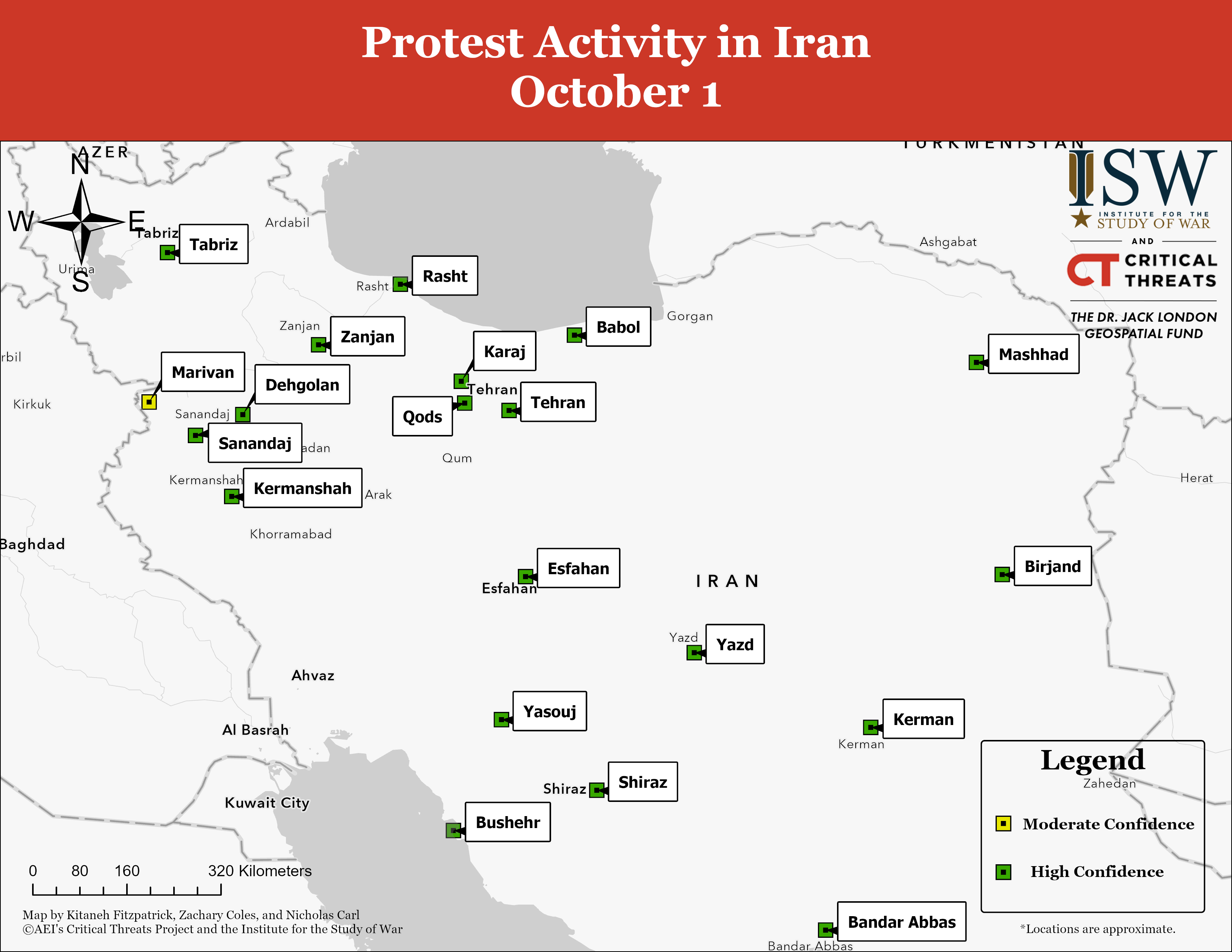 Iran Crisis Update, October 1 | Institute For The Study Of War